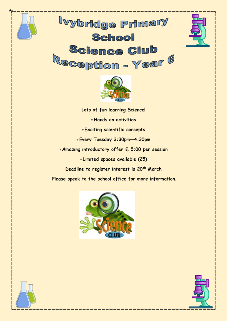 After school science club
